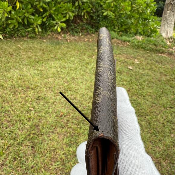 Vintage Louis Vuitton Monogram Canvas Long Wallet Authentic - Picture 15 of 16